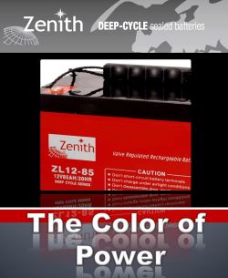 Znith The color of Power AGM batterijen e-motion